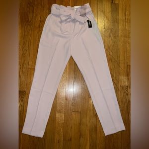 Express high rise business casual trouser, pale pink, size 0 regular length